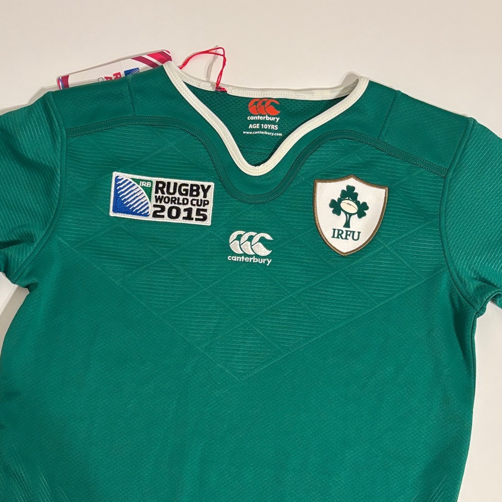 Canterbury Kids Rugby World Cup 2015 Green Jersey